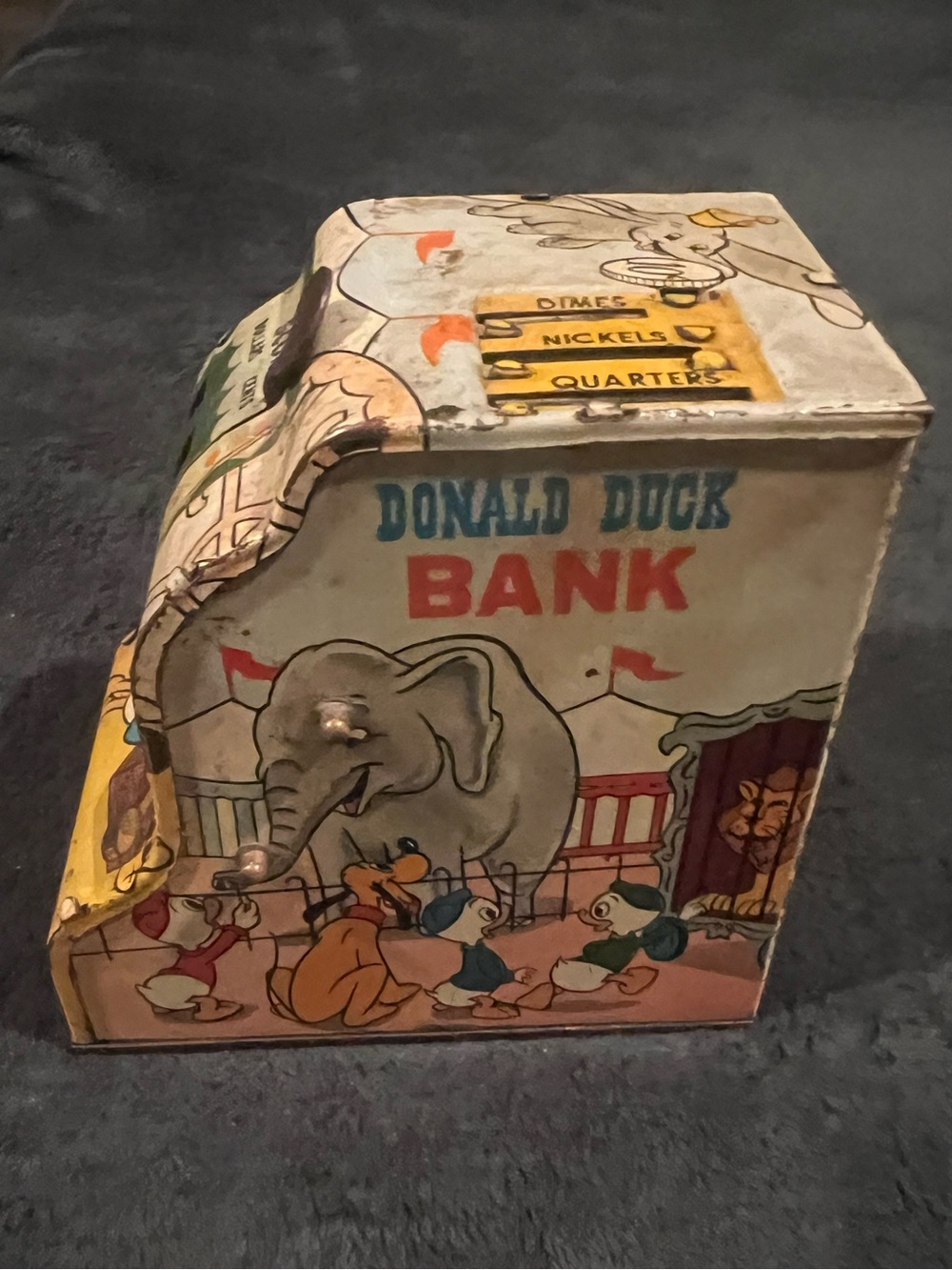 LOUIS MARX VINTAGE 1950’S DONALD DUCK CASH REGISTER